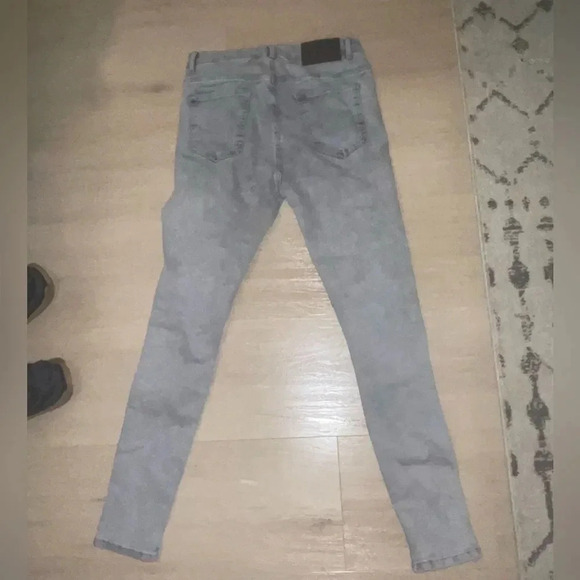B33 INSPIRED DESIGNER LUCA SKINNY STRETCH JEANS
SIGNATURE WASHED GREY SIZE 32R - Picture 7 of 16